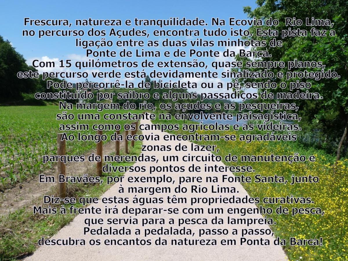 蓬蒂-达巴尔卡Casa Do Rio公寓 外观 照片